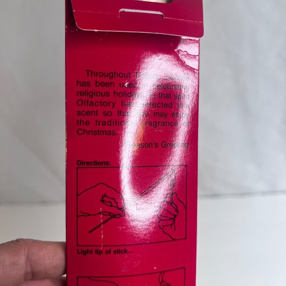 Olfactory's Christmas Incense Sticks NEW 'Scent of Christmas' 20 Sticks USA Made - Picture 4 of 7